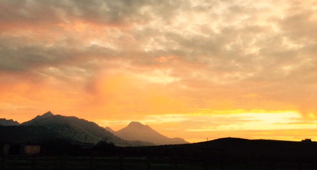 Sunrise Sutter Buttes